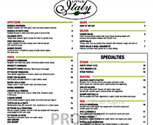Little Italy - Kissimmee, FL menu_pic