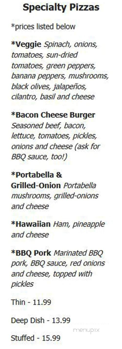 Harry's Tap Room - Dulles, VA menu_pic