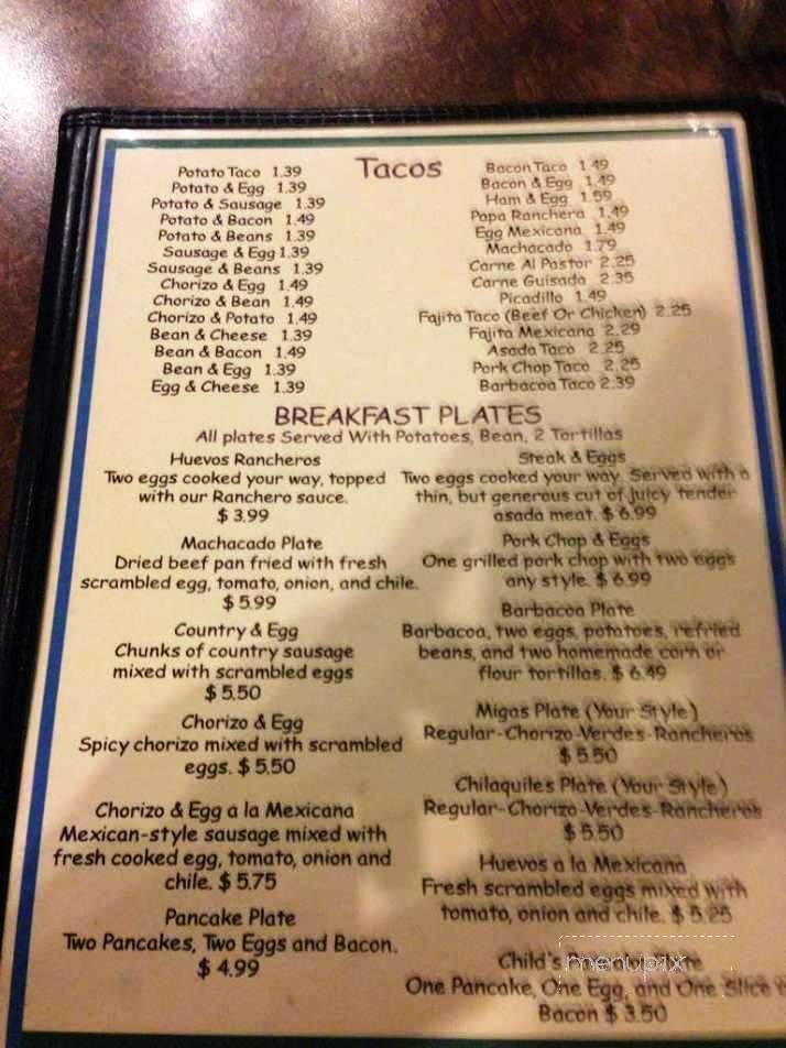 Las Cruces Mexican Restaurant - Fair Oaks Ranch, TX menu_pic