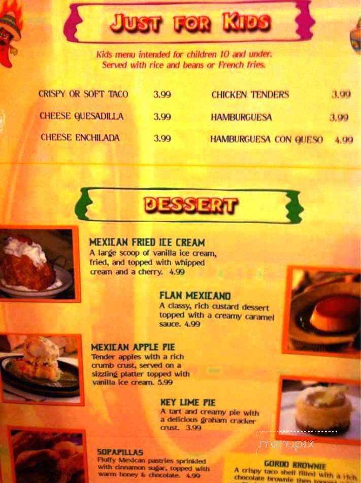 Fernandos Walker - Walker, LA menu_pic