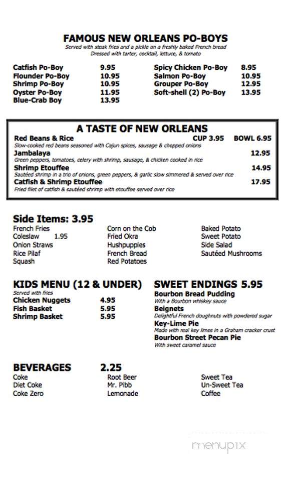 Fish House Seafood Kitchen - Dacula, GA menu_pic
