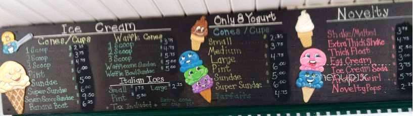 Chandler Square Ice Cream - Port Jefferson, NY menu_pic