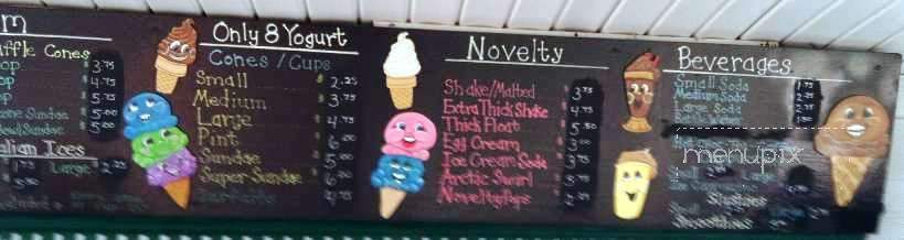 Chandler Square Ice Cream - Port Jefferson, NY menu_pic