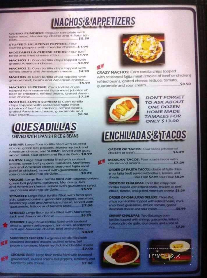 El Guero - Okemah, OK menu_pic