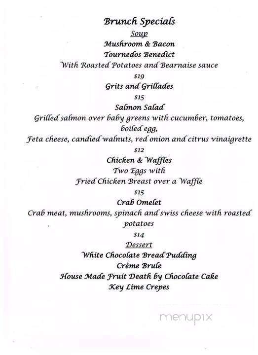 Mac's on Boston Street - Covington, LA menu_pic