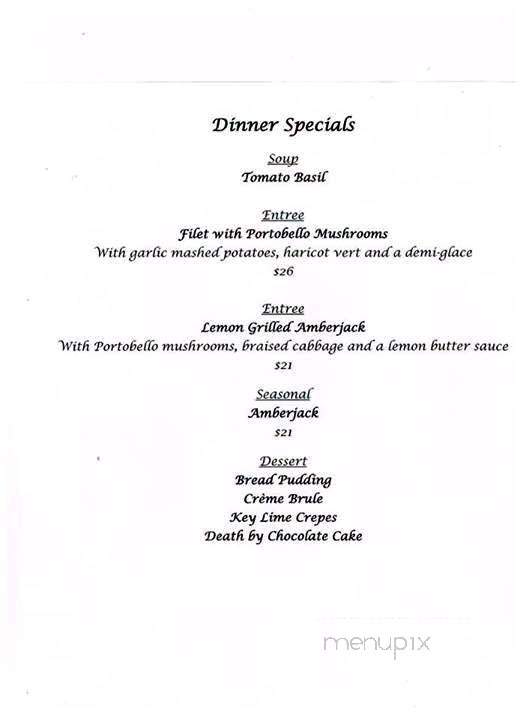 Mac's on Boston Street - Covington, LA menu_pic
