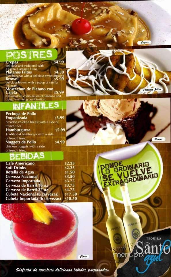 El Callejon de Los Milagros - Mcallen, TX menu_pic
