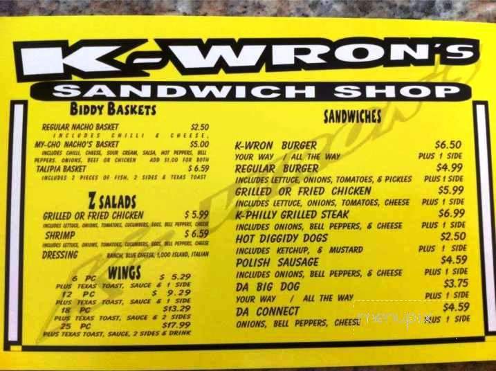 /380178882/K-Wrons-Sandwich-Shop-Mobile-AL - Mobile, AL