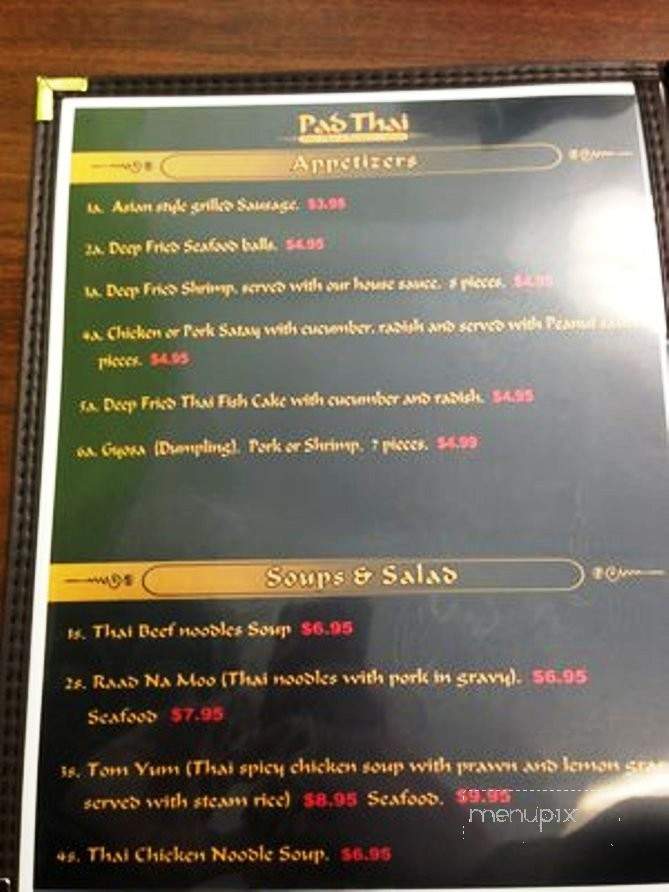 Pad Thai - Fort Wayne, IN menu_pic