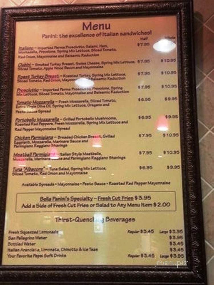 Bella Panini - Las Vegas, NV menu_pic