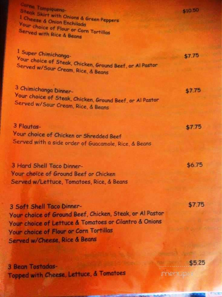 Lala's Place - Cudahy, WI menu_pic