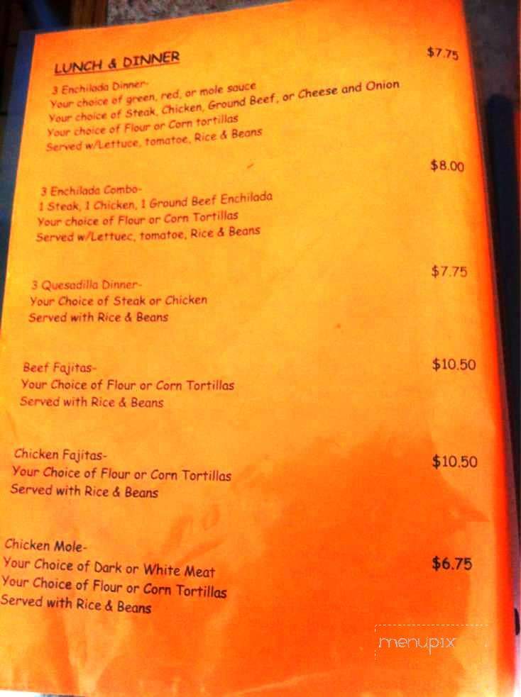Lala's Place - Cudahy, WI menu_pic