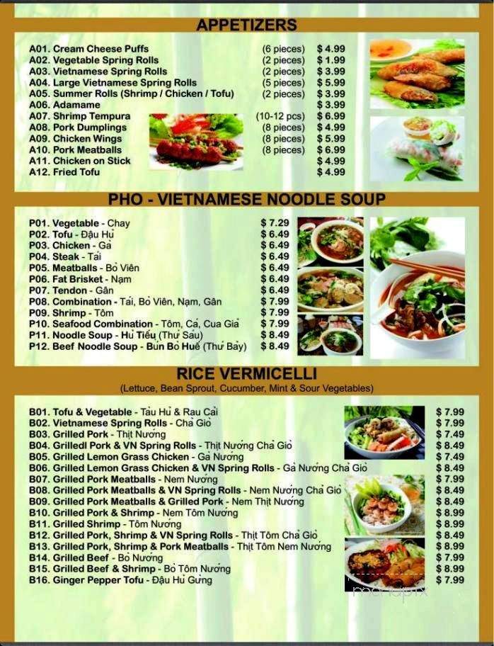 4 Star Pho - San Antonio, TX menu_pic
