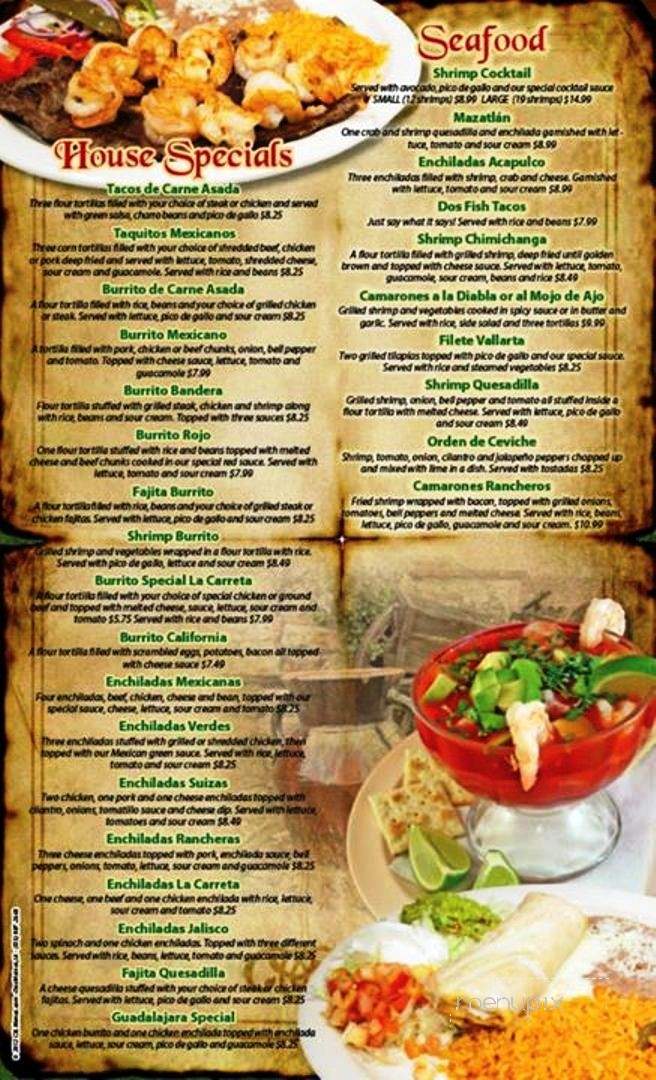 La Carreta Mexican Restaurant - Seward, NE menu_pic