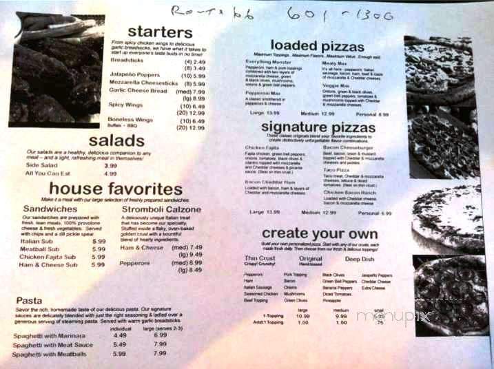 Allen's Route 66 Pizza & More - Oklahoma City, OK menu_pic