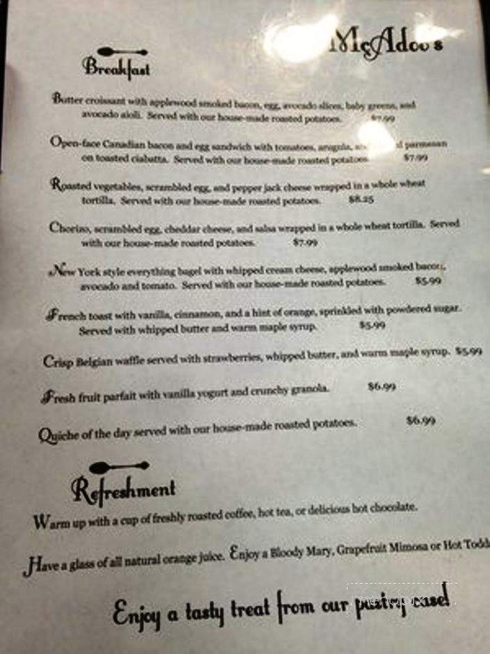 McAdoo's - Elko, NV menu_pic