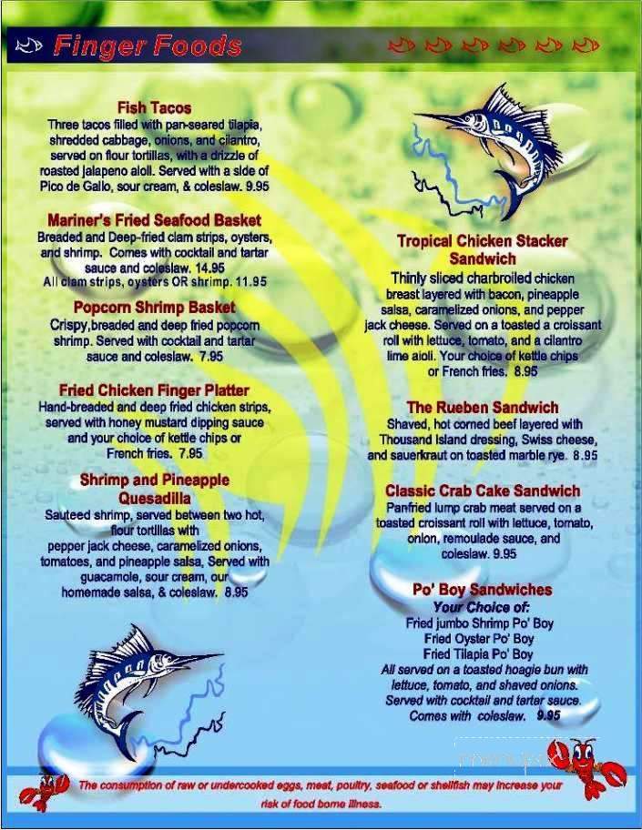 Finns Seafood - Atlanta, GA menu_pic