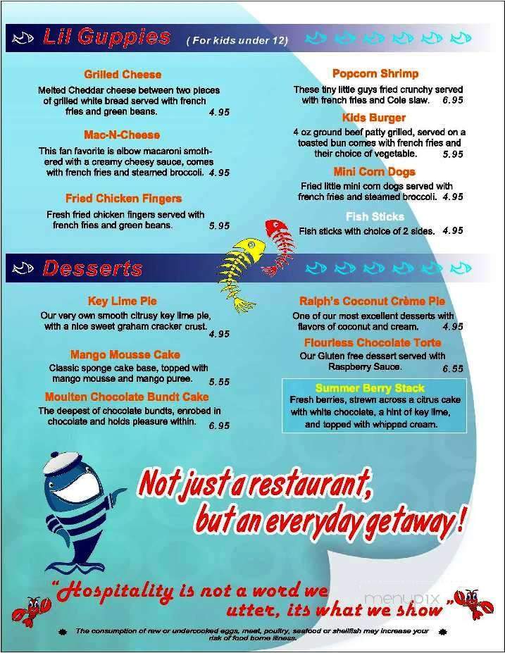 Finns Seafood - Atlanta, GA menu_pic