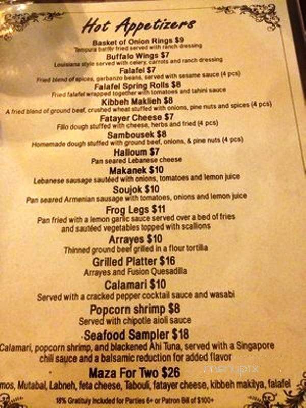 Eden Garden Fusion Grill - Upland, CA menu_pic