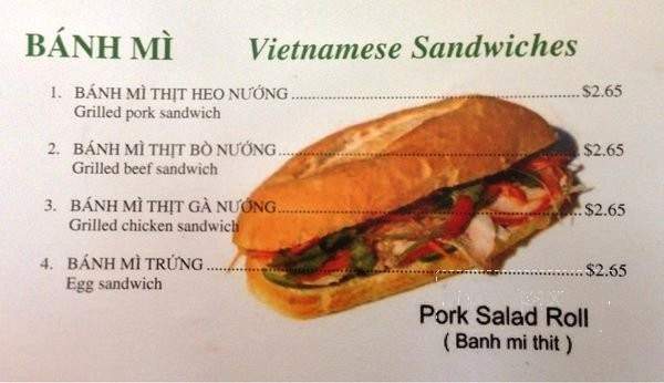 #1 PHO Vietnamese Restaurant - San Bernardino, CA menu_pic