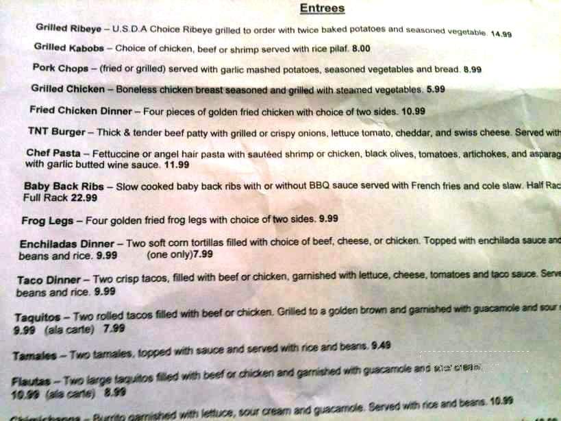 Garden District Seafood Bar & Grill - Monroe, LA menu_pic