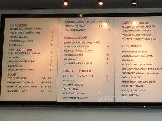 Madee Thai Kitchen - Costa Mesa, CA menu_pic