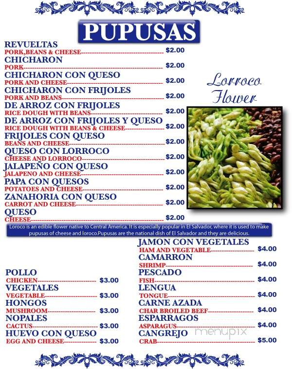 Estelas Restaurant - Wilmington, CA menu_pic