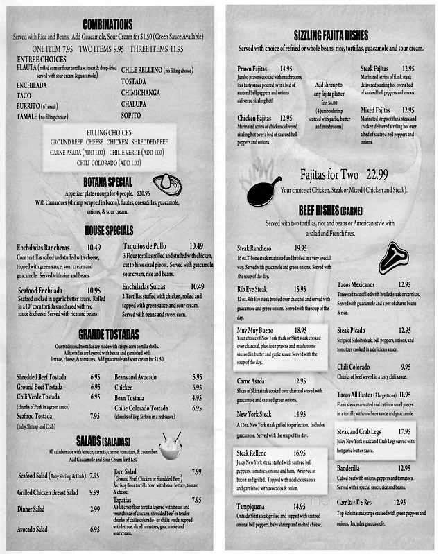 Mi Pueblo - Brian Head, UT menu_pic