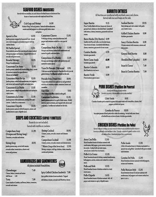 Mi Pueblo - Brian Head, UT menu_pic