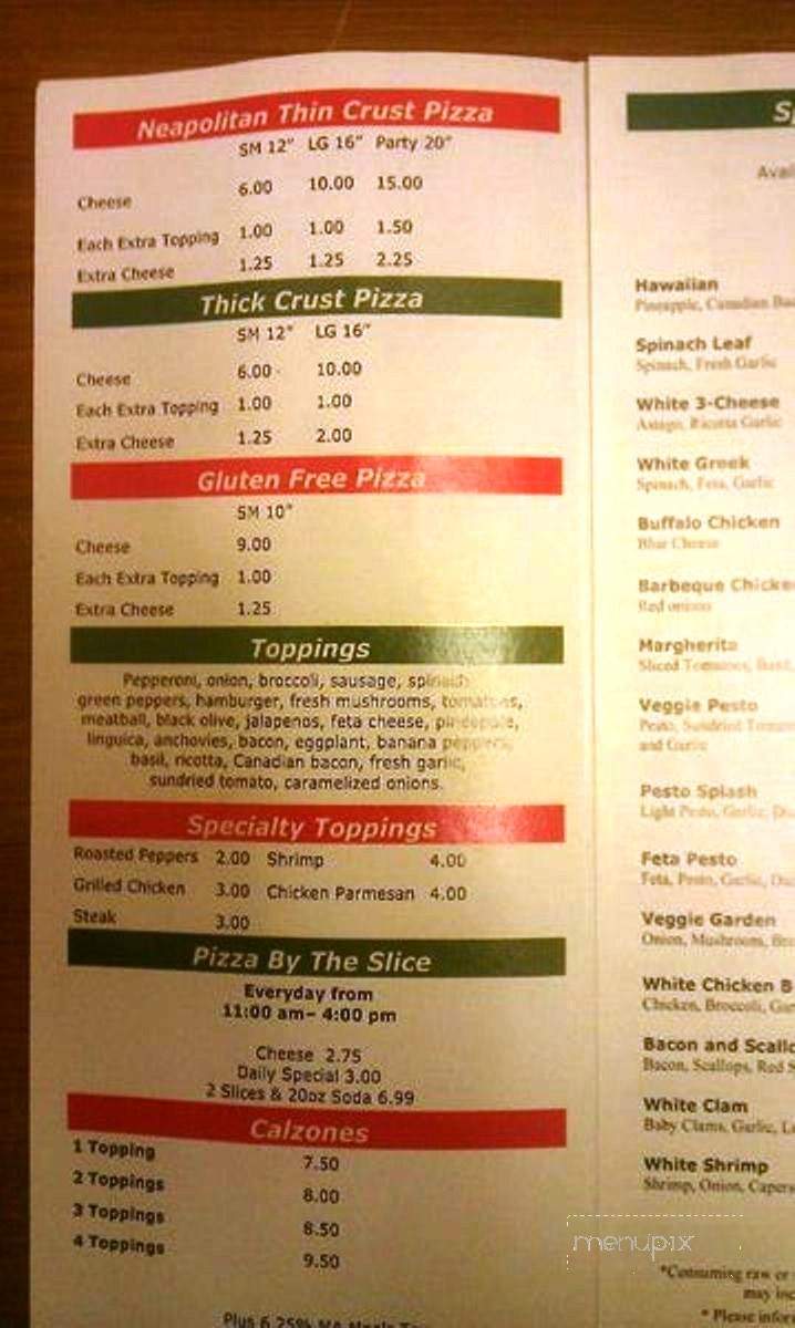 Sweet Tomatoes - East Falmouth, MA menu_pic