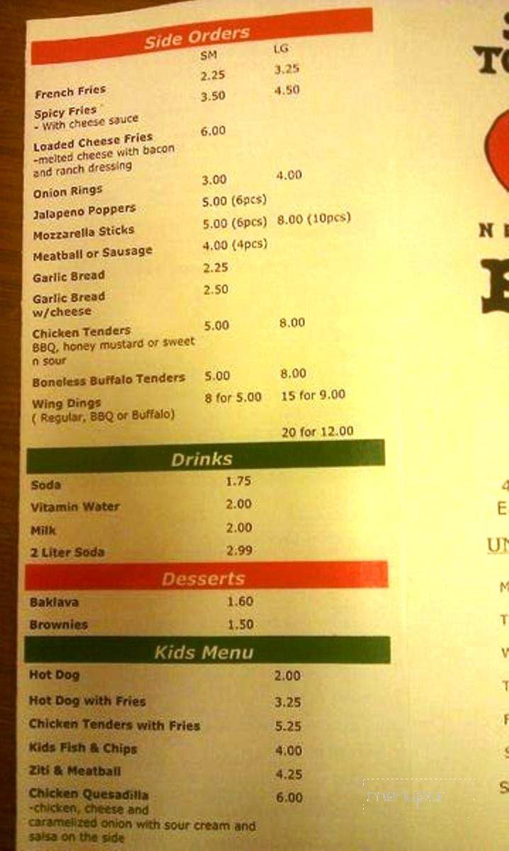 Sweet Tomatoes - East Falmouth, MA menu_pic