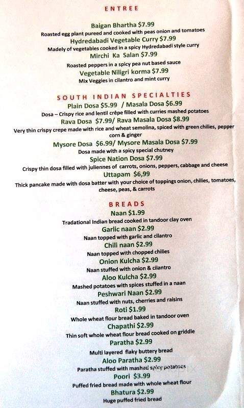 Spice Nation - Indianapolis, IN menu_pic
