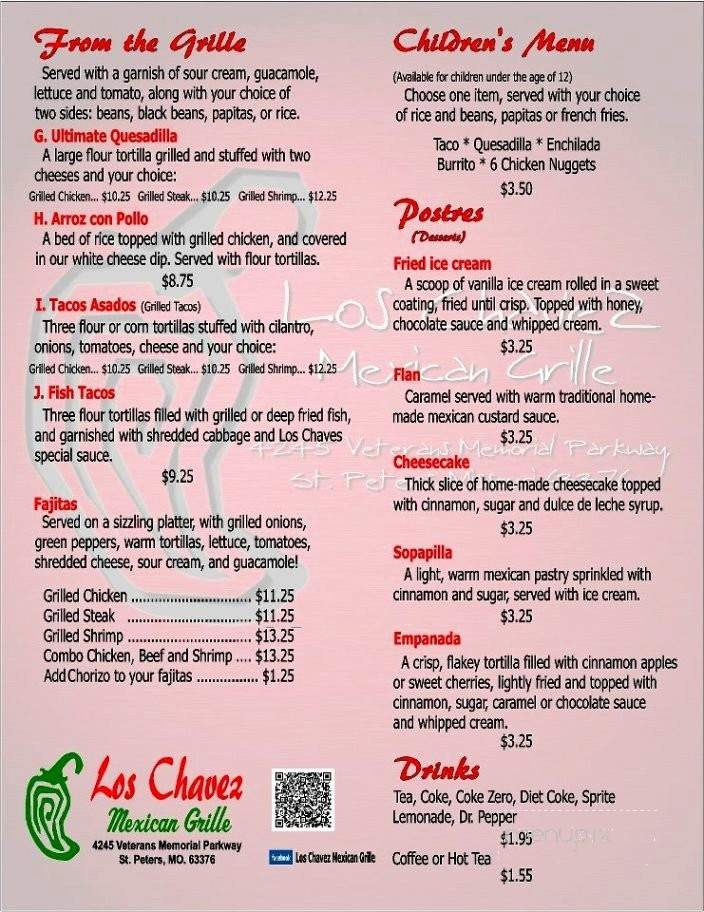 /380182878/Los-Chavez-Mexican-Grille-St-Peters-MO - Saint Peters, MO