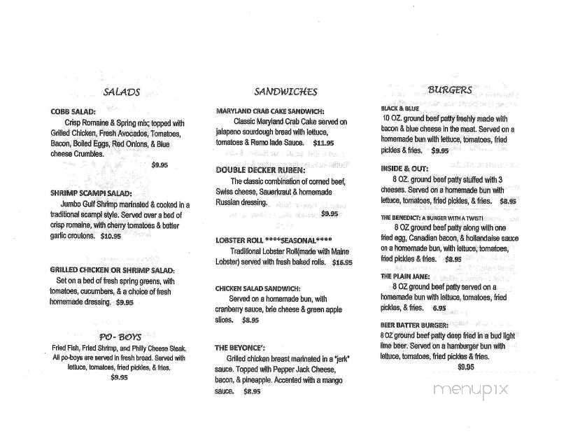 Jag's Bistro - Lake Charles, LA menu_pic