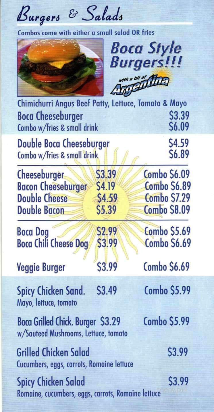 Boca Burger - Claremont, CA menu_pic