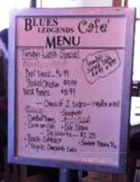 Blues Legends Cafe - Jackson, TN menu_pic