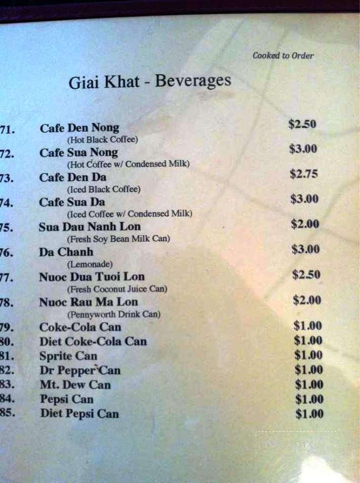 Viet Royal - Evans, GA menu_pic