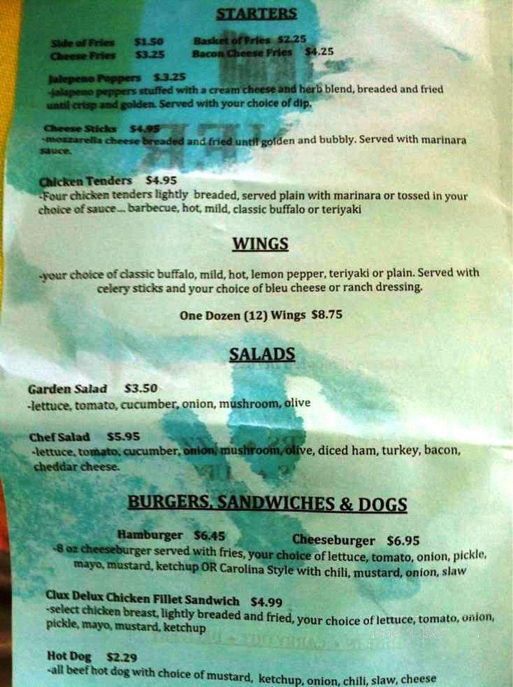 East Beach Diner - Oak Island, NC menu_pic