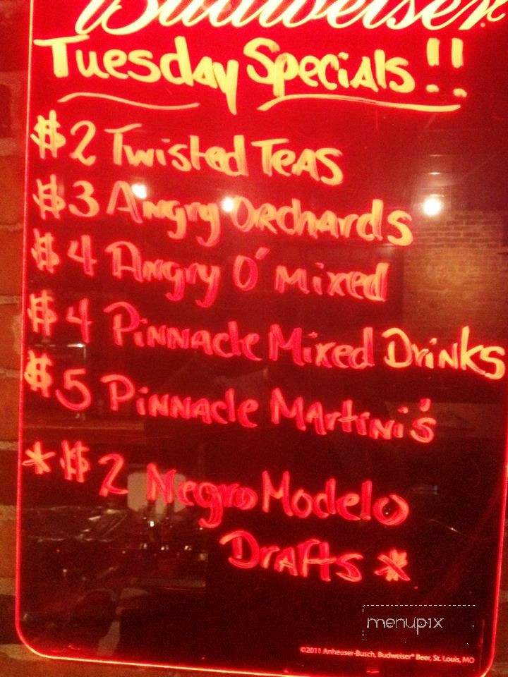The Pour House - Keene, NH menu_pic