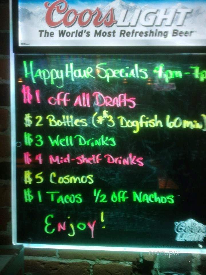 The Pour House - Keene, NH menu_pic