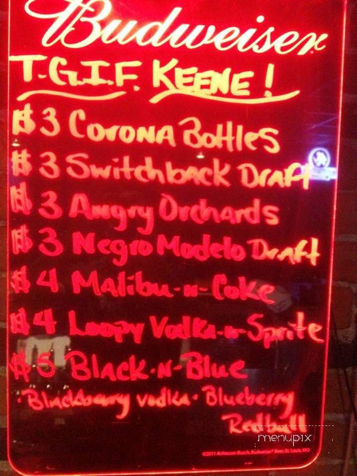 The Pour House - Keene, NH menu_pic