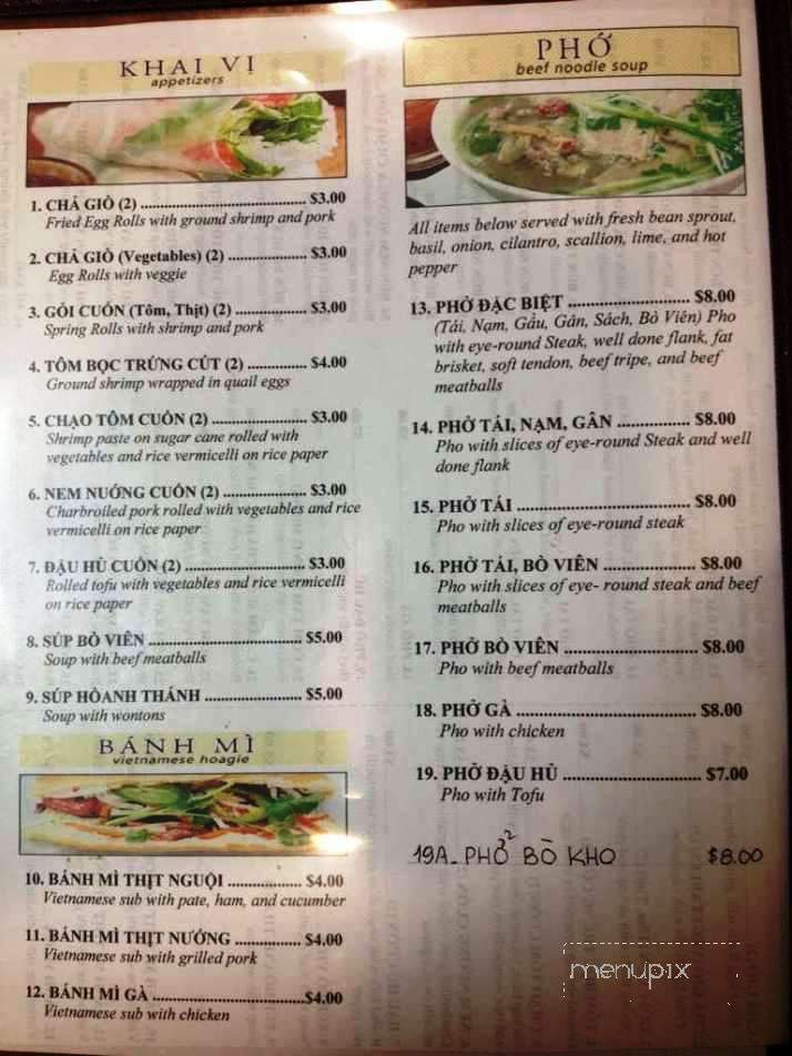 Golden Cafe - Lancaster, PA menu_pic