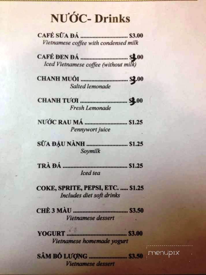 Golden Cafe - Lancaster, PA menu_pic
