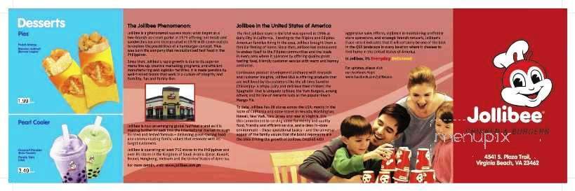 Jollibee - Virginia Beach, VA menu_pic