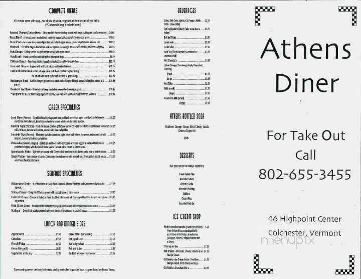 /380184026/Athens-Diner-Colchester-VT - Colchester, VT