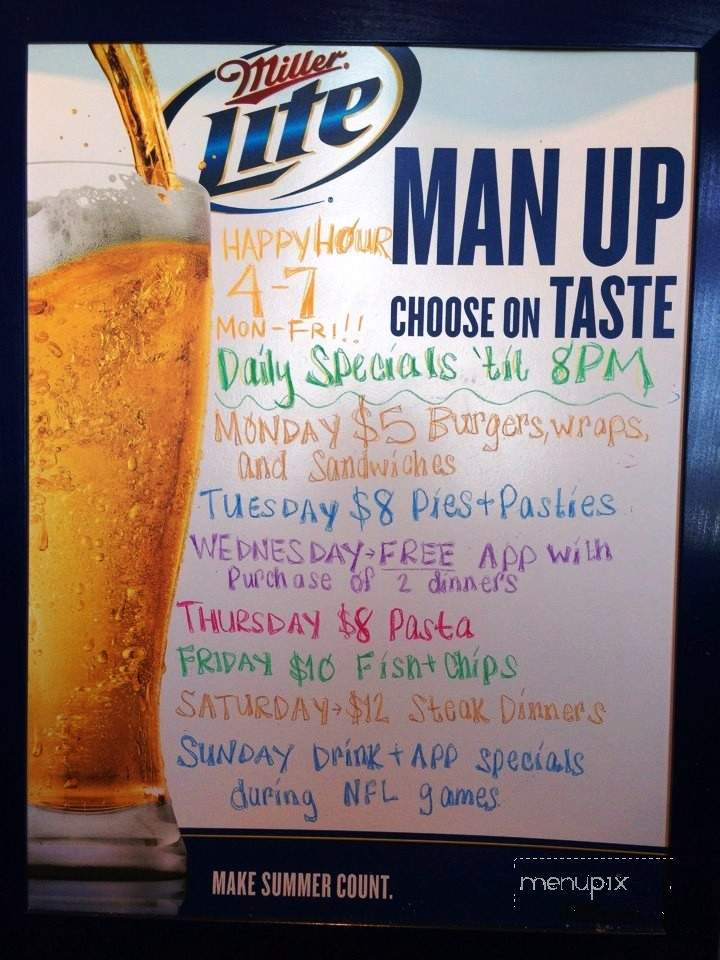 The Old Bull And Bush - Myrtle Beach, SC menu_pic