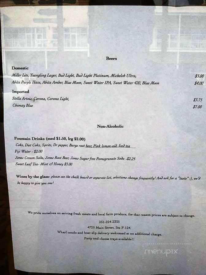 Taste - Orange Beach, AL menu_pic
