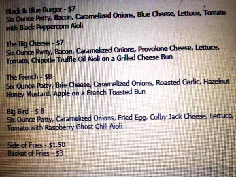 Stock Barrel - Portland, OR menu_pic