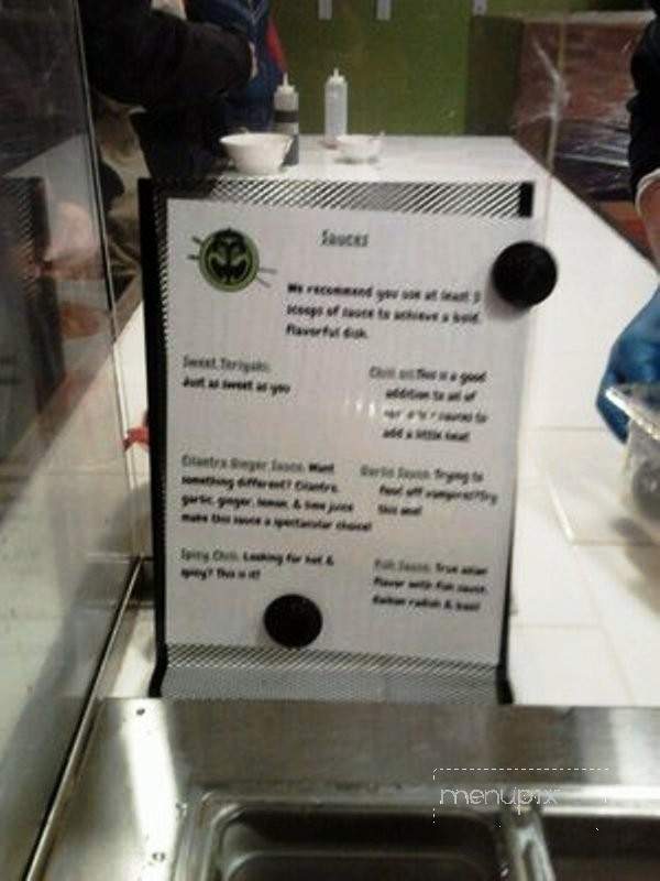 Masaki's Mongolian Grill - Arcata, CA menu_pic