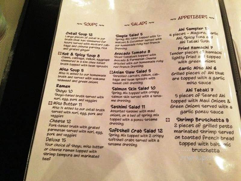The Corner Kitchen - Honolulu, HI menu_pic